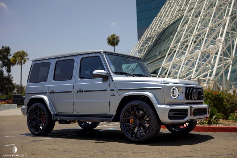 Mercedes-AMG G63 on the ADM Forged PF306 Performance Series forged multi-piece in the Matte Black with Gloss Black lip finish.