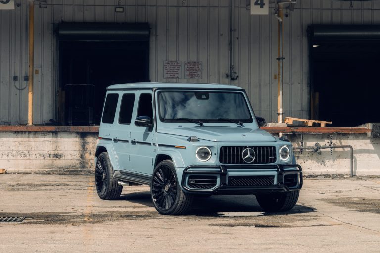 Mercedes-AMG G63 on the ADM Forged SS111 forged monoblock in the Matte Black finish.